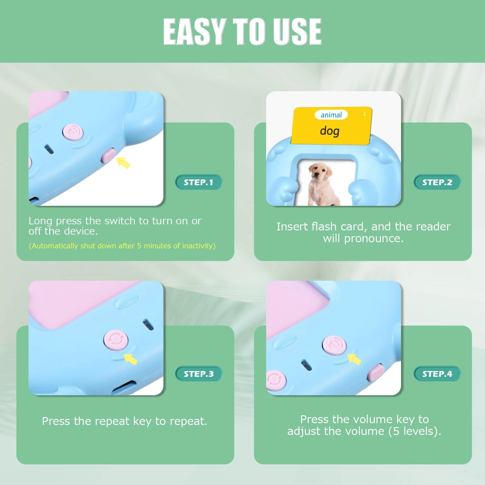 visator Flash Cards Language - 1-6 Years Old