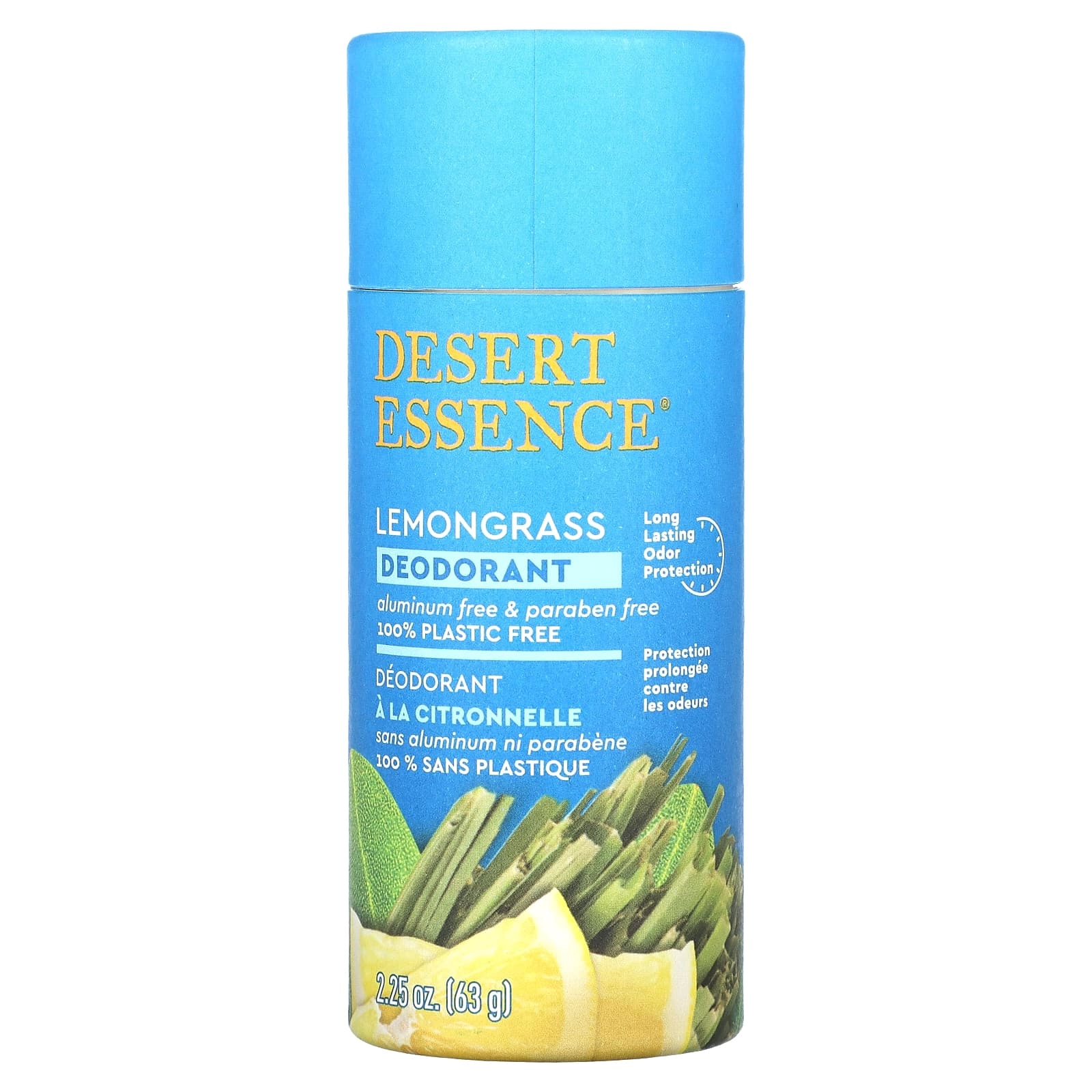 Desert Essence Deodorant - Lemongrass 63 g