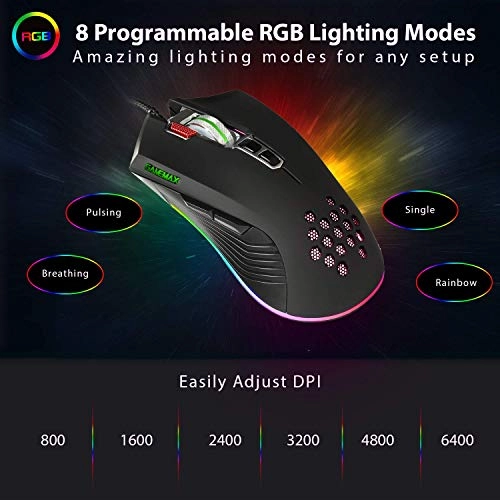 Razor RGB Gaming Mouse - USB