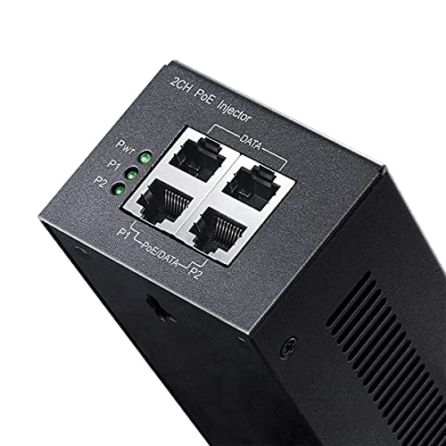 PoE Extender - 2 Output PoE Ports 30 watts per port 60 watts input 802.3bt/802.3at/802.3af 1000 Megabits Per Second