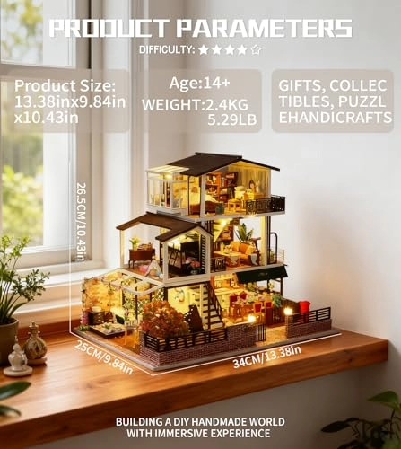 DIY Miniature Dollhouse Kit - 124 scale