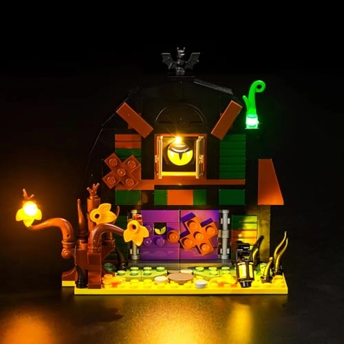 LED Light Set - Compatible with 40721 Halloween Barn 5 light sources