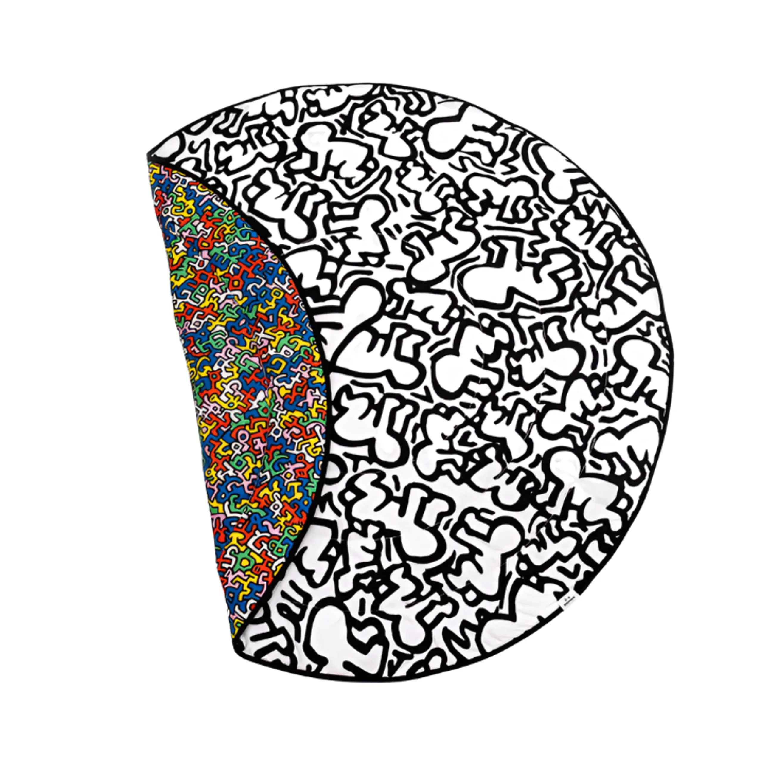 Etta Loves Reversible Sensory Playmat - Keith Haring Suitable for 0 month & above