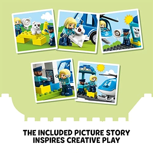 Town Police Station & Helicopter (10959)