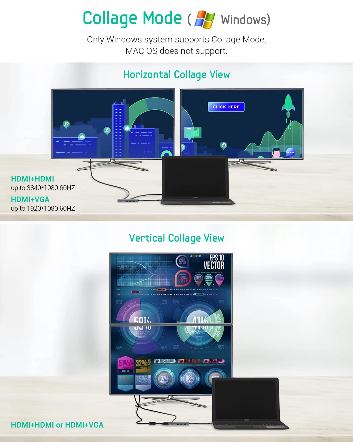 USB C Docking Station - USBC Windows