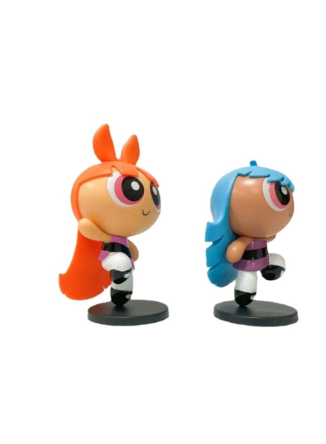 Blossom + Bubbles + Buttercup + Mojo Jojo - The Powerpuff Girls - Figure Set