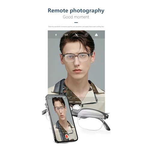 2025 Upgraded Smart Glasses - BT 5.4 Speaker Microphone