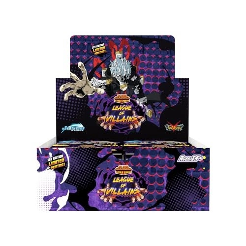 Jasco Game My Hero Academia Series 4 League of Villains Booster Box - 24 packs 10 cards per pack