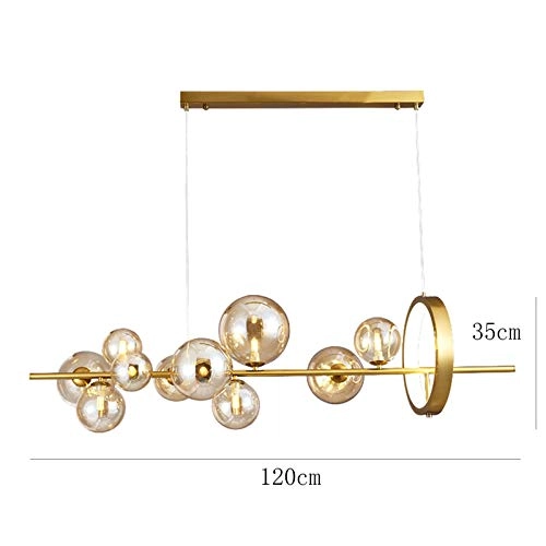 Edison Lamp Shade - G9 Electroplating bronze and amber