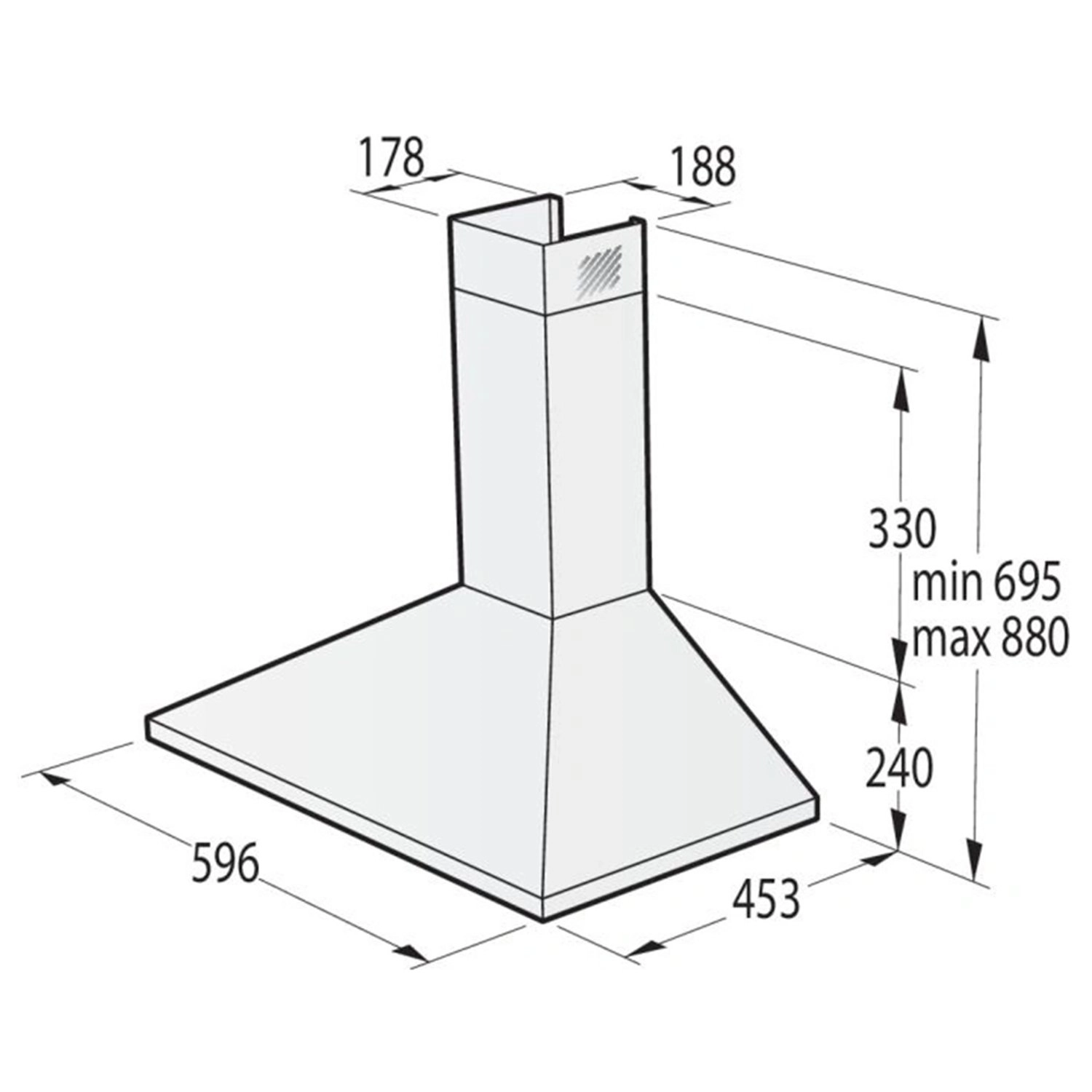 WHC624EX - 680 m³/h 59.6 cm