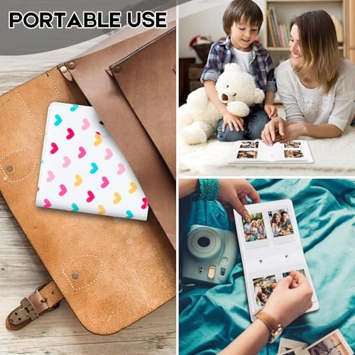 2x3" 112 Pockets Leather Photo Album