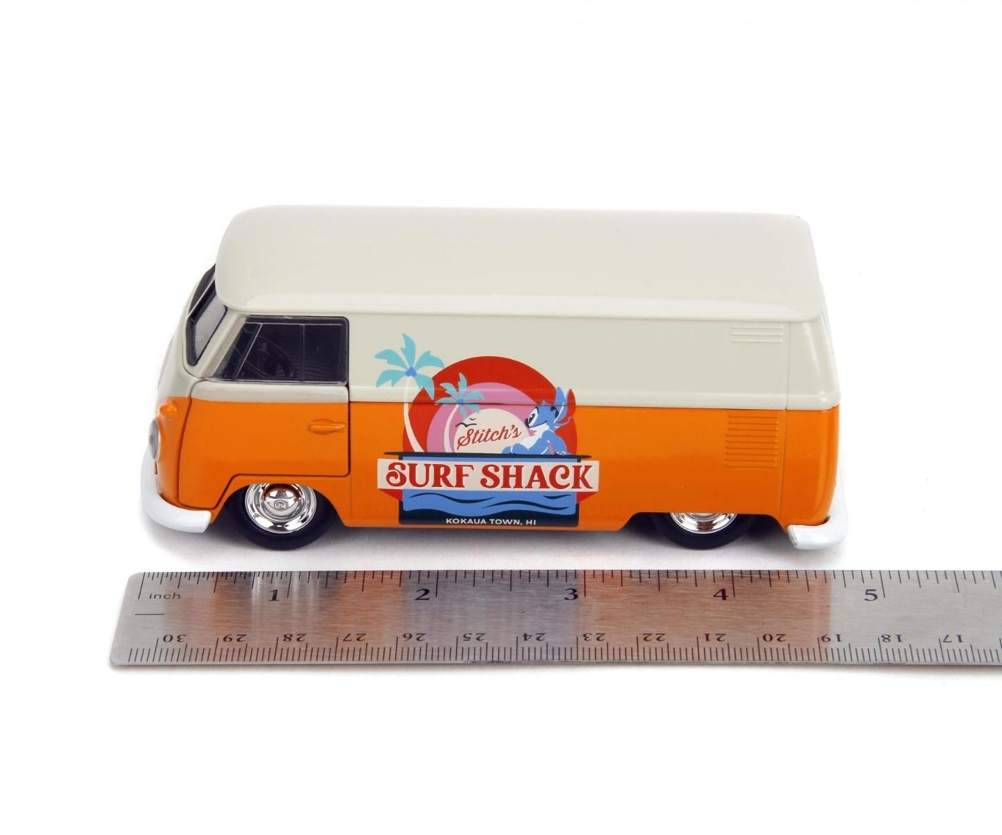Lilo And Stitch 1961 Volkswagen Bus with Stitch Figure - 1:24