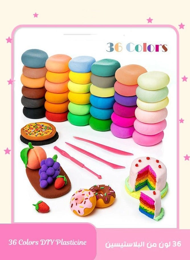 DURKU Plasticine - 36 colors 3+ years