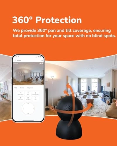 Indoor Pan-Tilt Security Camera 2.5K