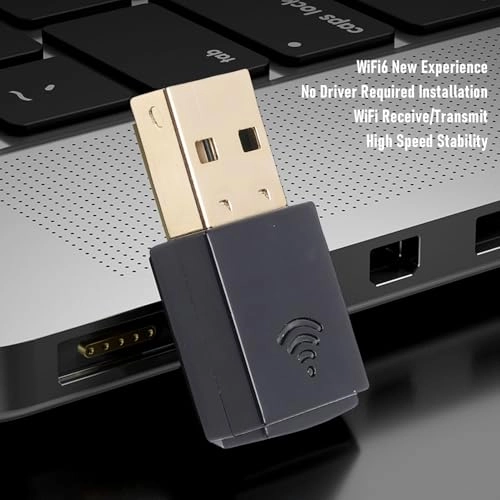 WiFi 6 USB Adapter - dual band (2.4GHz + 5GHz) USB 2.0 WiFi6 (802.11ax)