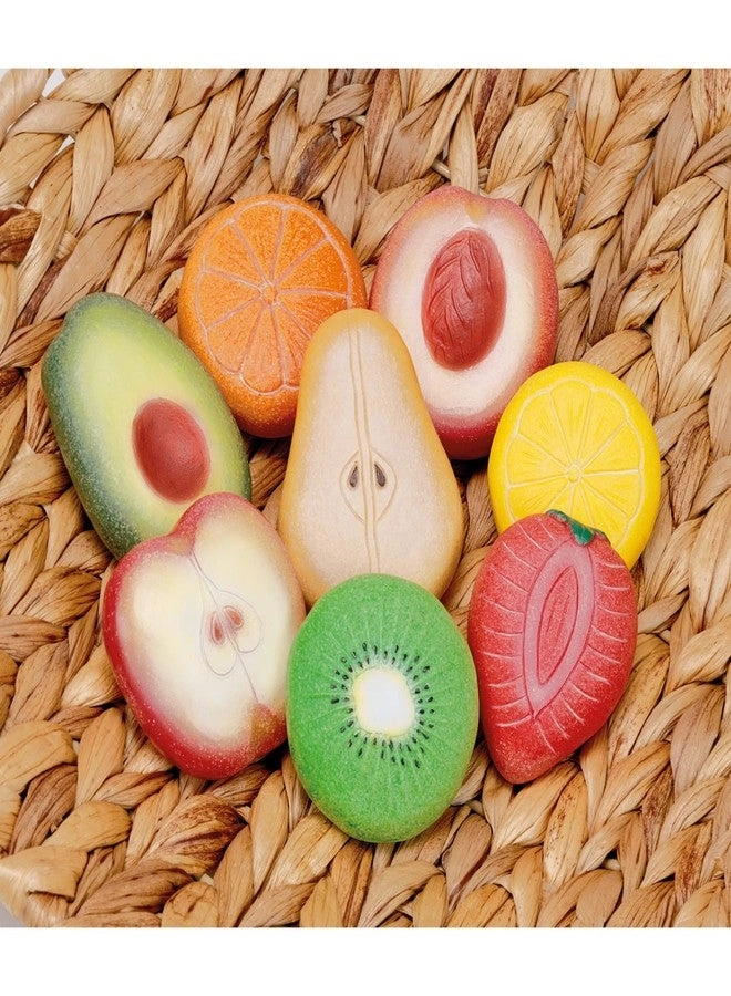 Fruit Sensory Play Stones - 8 pieces