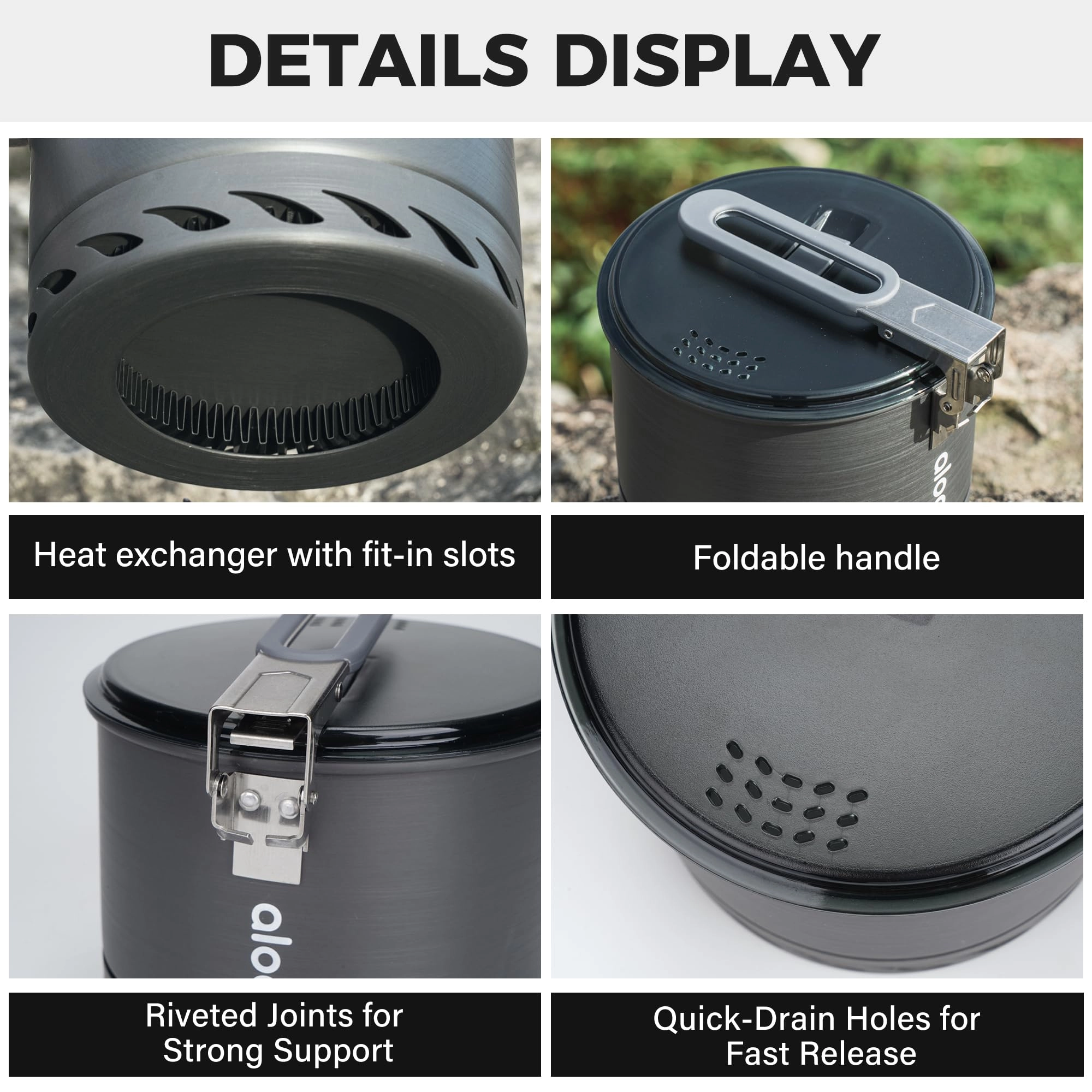 Ultralight Camping Pot - 1L