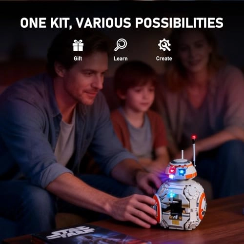 LED Lighting for Astromech Droid BB-8 - Compatible with 75452 Premium Decorative Light