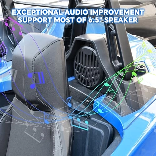 Behind seat speaker pods - 6.5"