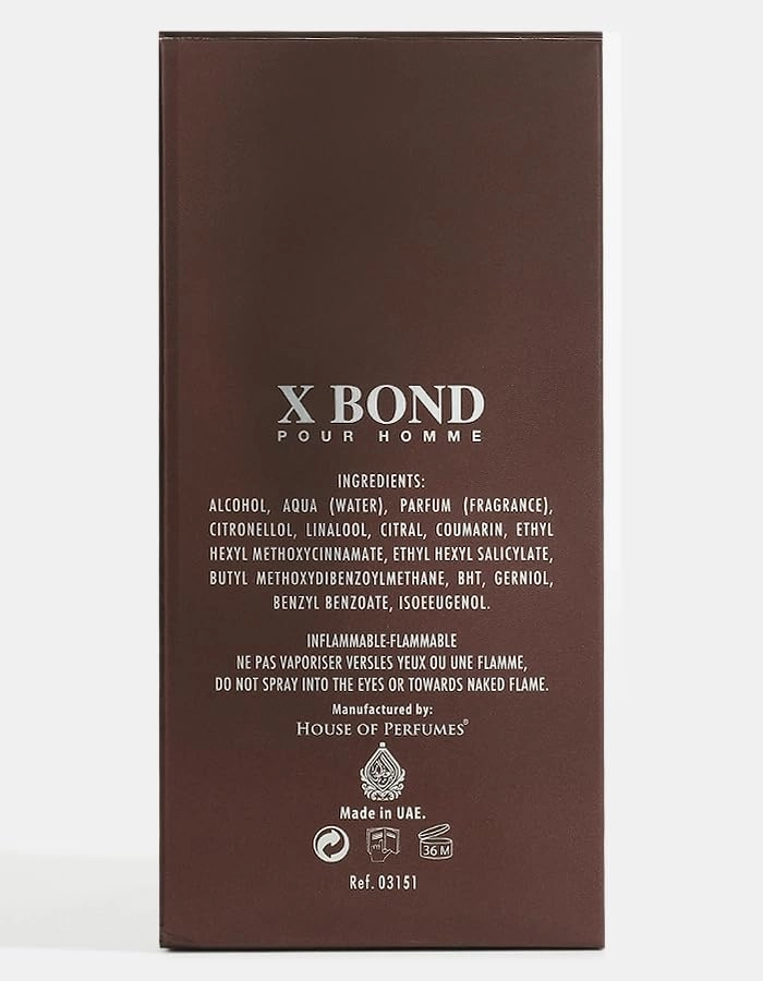 X Bond Bottled Green Eau de Parfum 100ml