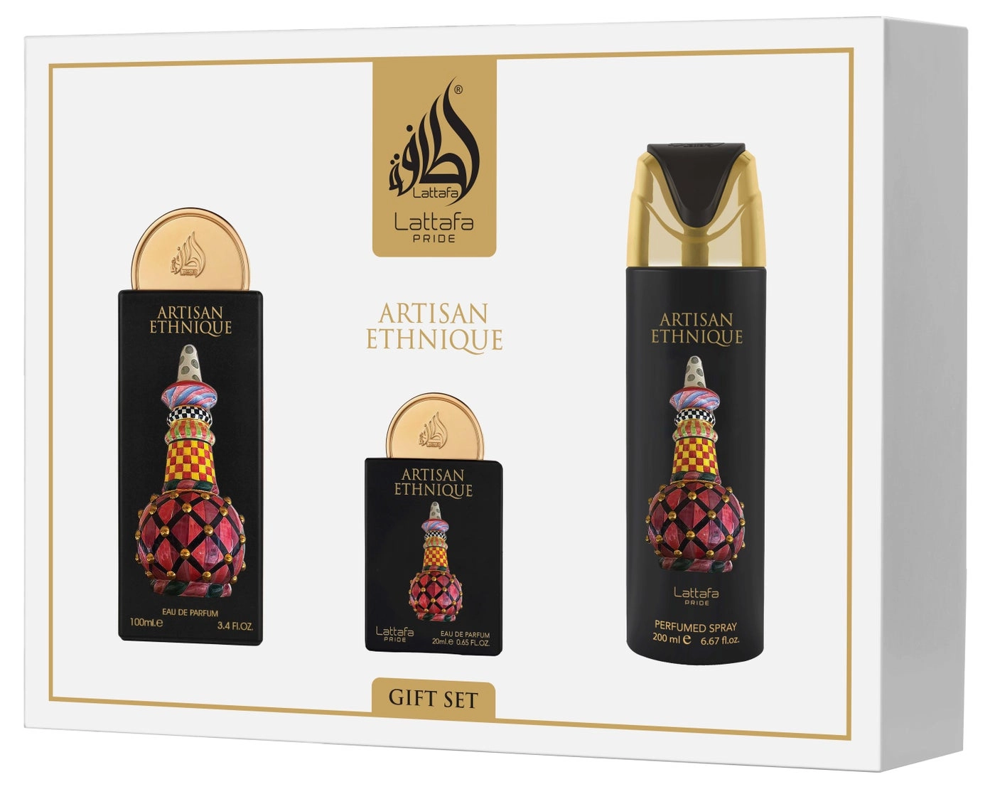 Lattafa Ansaam Gold - Unisex 3 Piece Giftset