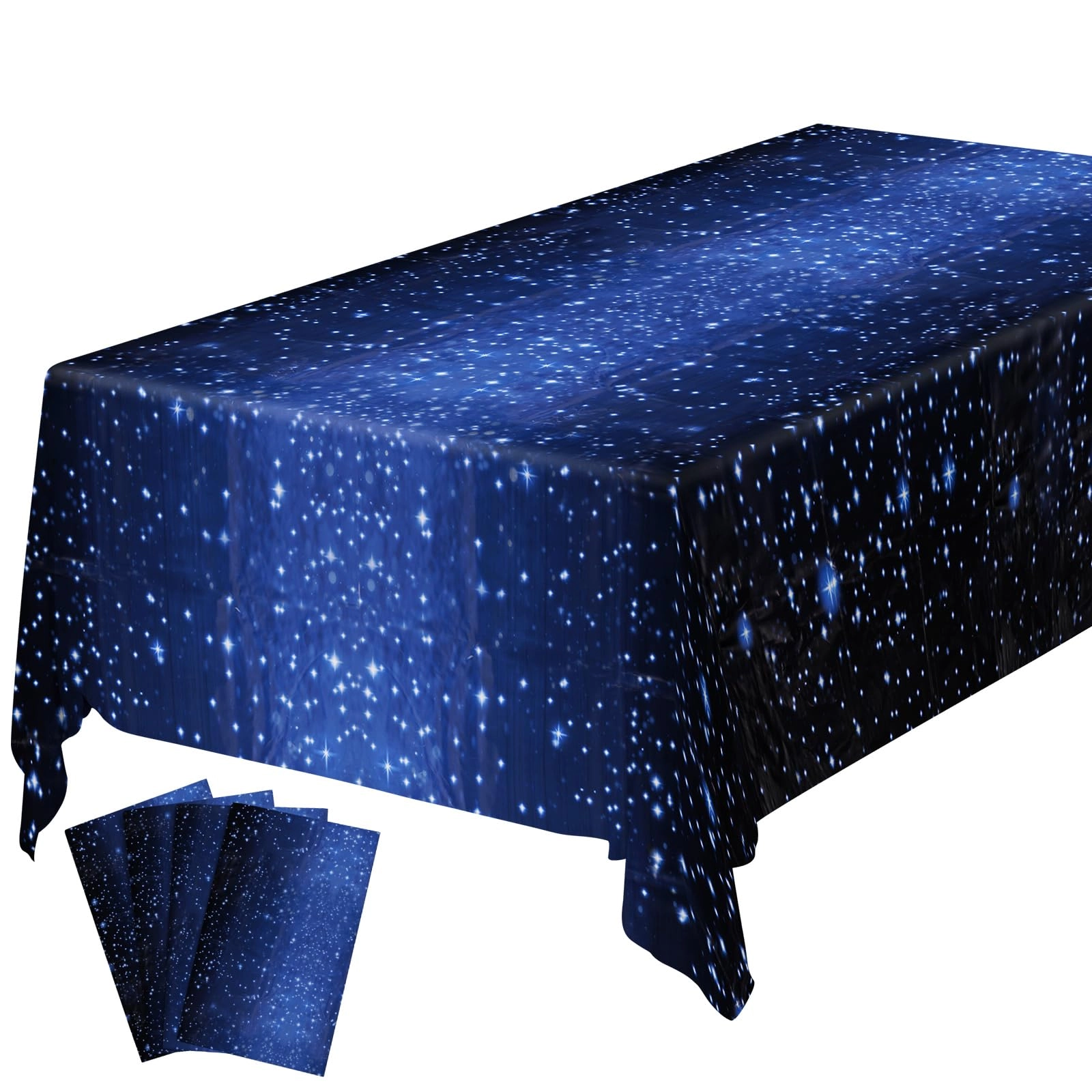 Starry Theme Party Tablecloth - 4 Pack Birthday
