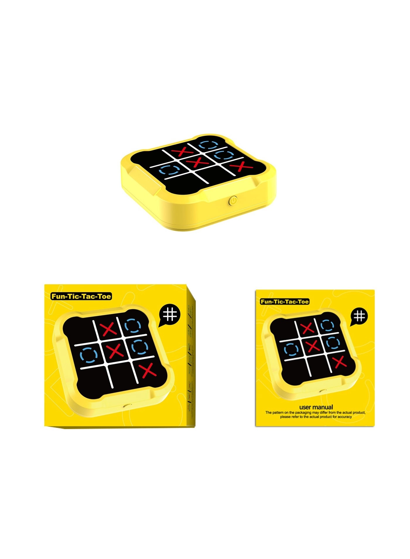 Electronic Tic-Tac-Toe Bolt Game - 3-in-1 Portable