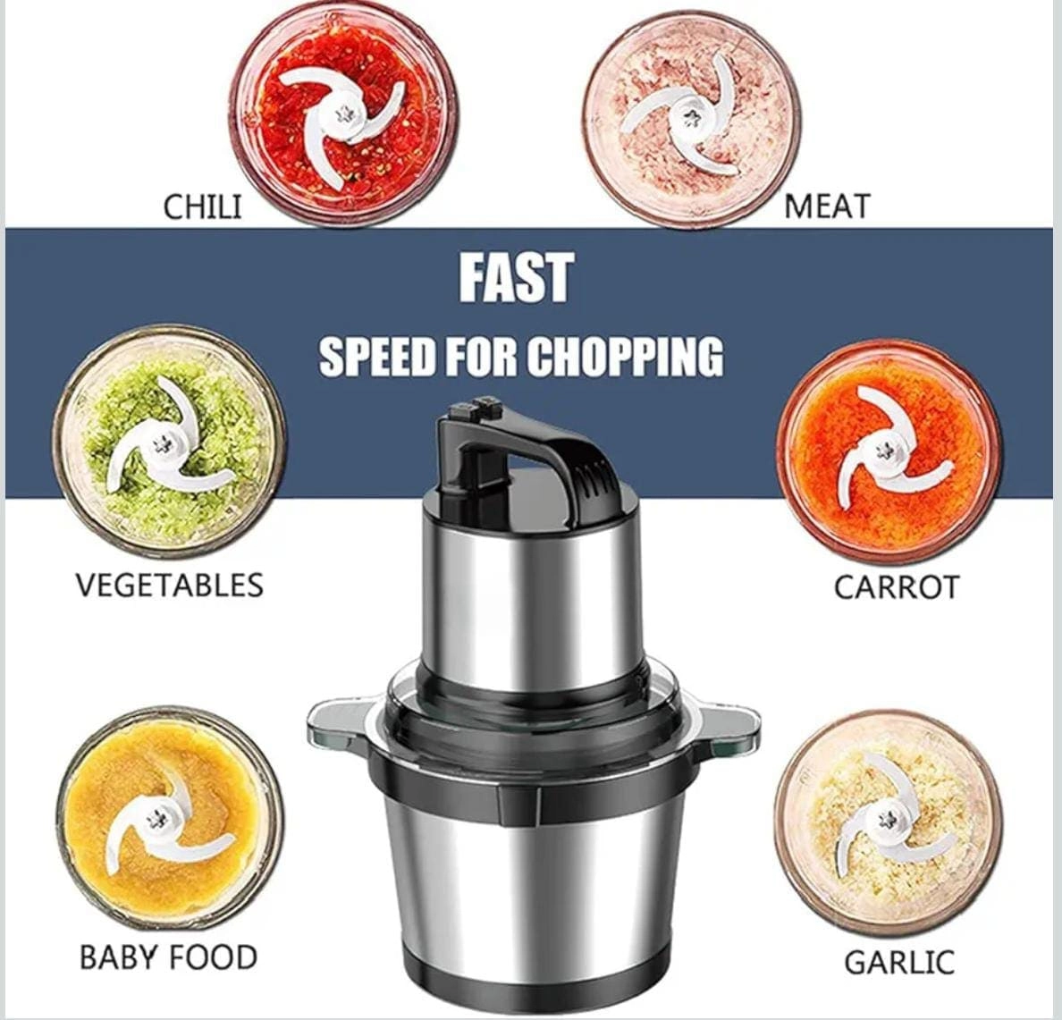 Heavy Duty Chopper - 6L 1300W