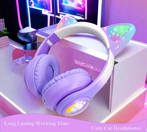Cat Ear Kids Bluetooth Headphones Wireless Headphone