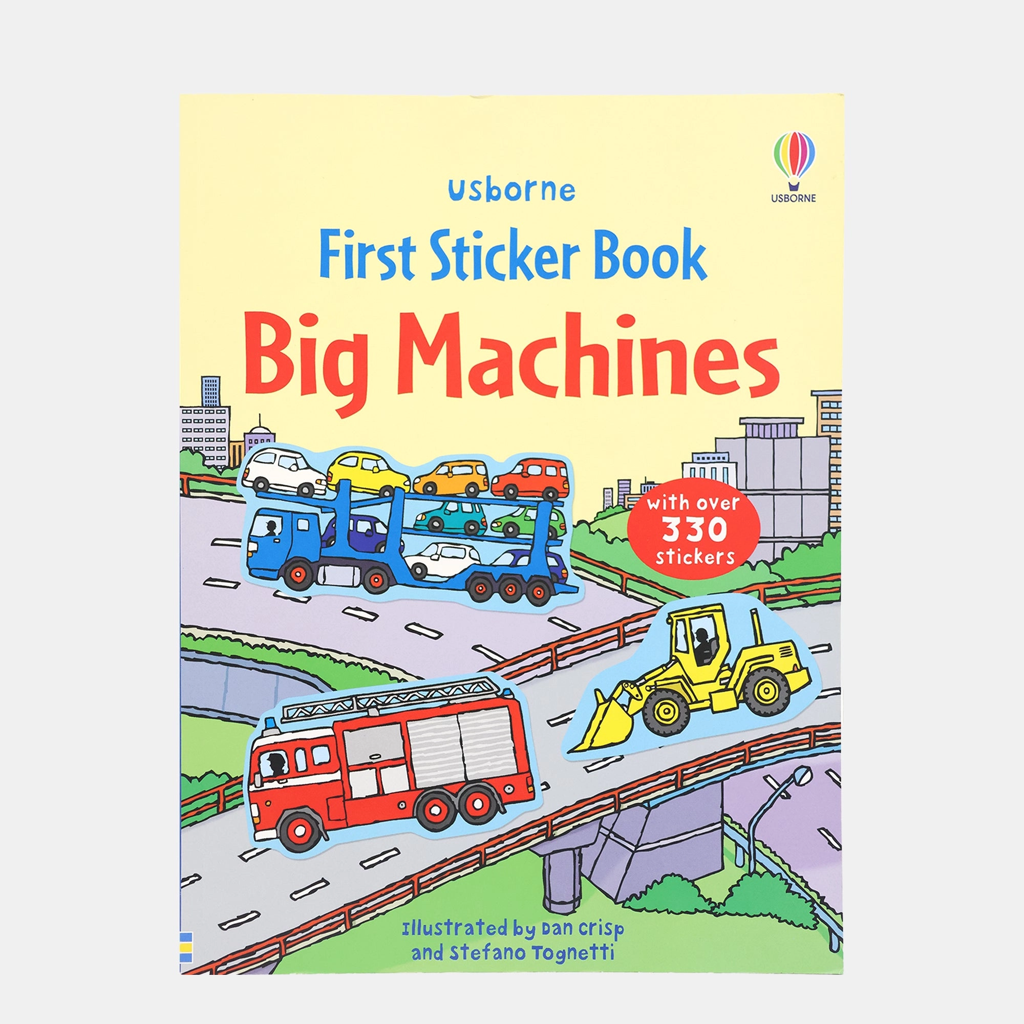 Usborne Big Machines Sticker Book 300 pcs