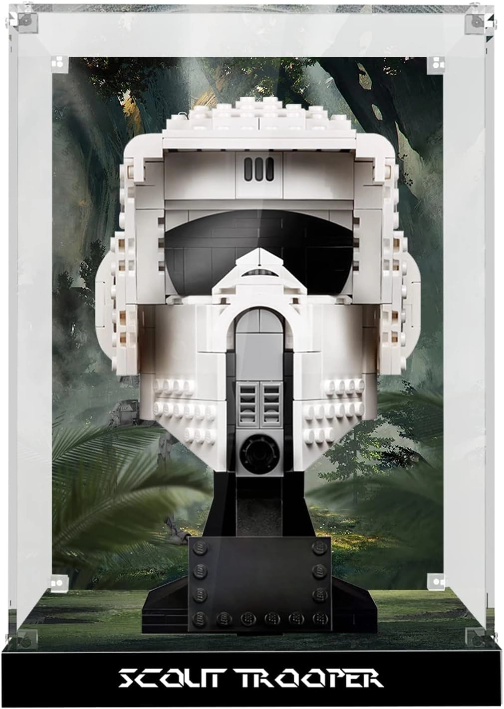 OYTOCLKU Acrylic Display Case for LEGO 76187 Venom Helmet