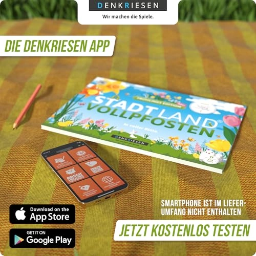 Stadt Land VOLLPFOSTEN: Spring Edition - Game Pad (German)