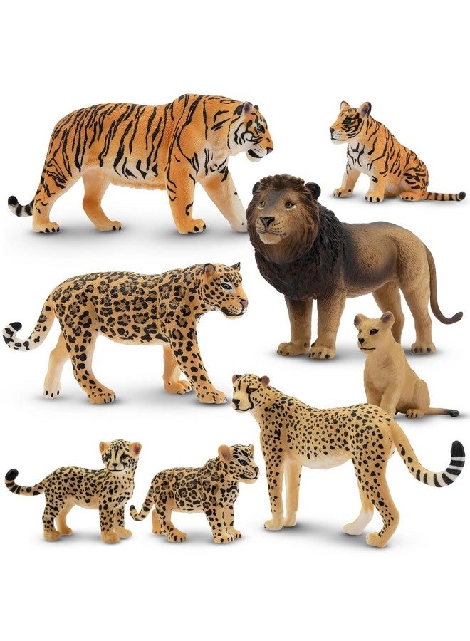 TOYMANY Jungle Animals Figures 8 pcs