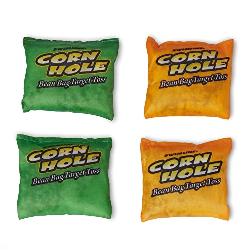 Cornhole Game - Orange/Green Floating