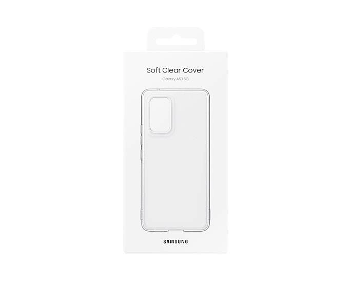 Official A53 5G Smart Clear View Cover - Plastic for Samsung Galaxy A53 5G