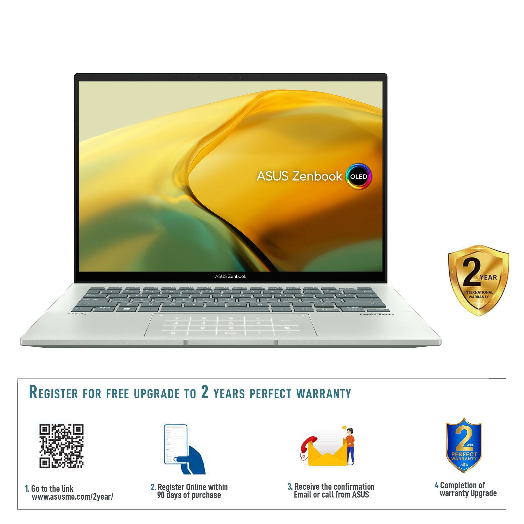 Zenbook 14 OLED UX3402ZA - 14'' i7-1260P 16GB DDR5 1TB SSD