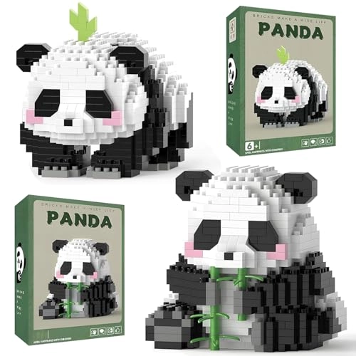 Panda Mini Building Blocks - 504 pcs/606 pcs