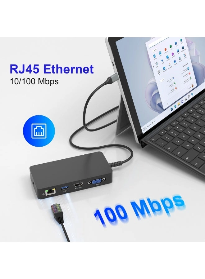 11 in 1 - USB-C PD 100W Dual HDMI RJ45