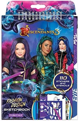 Make It Disney Descendants 3 Fashion Design Sketchbook - 6+ years