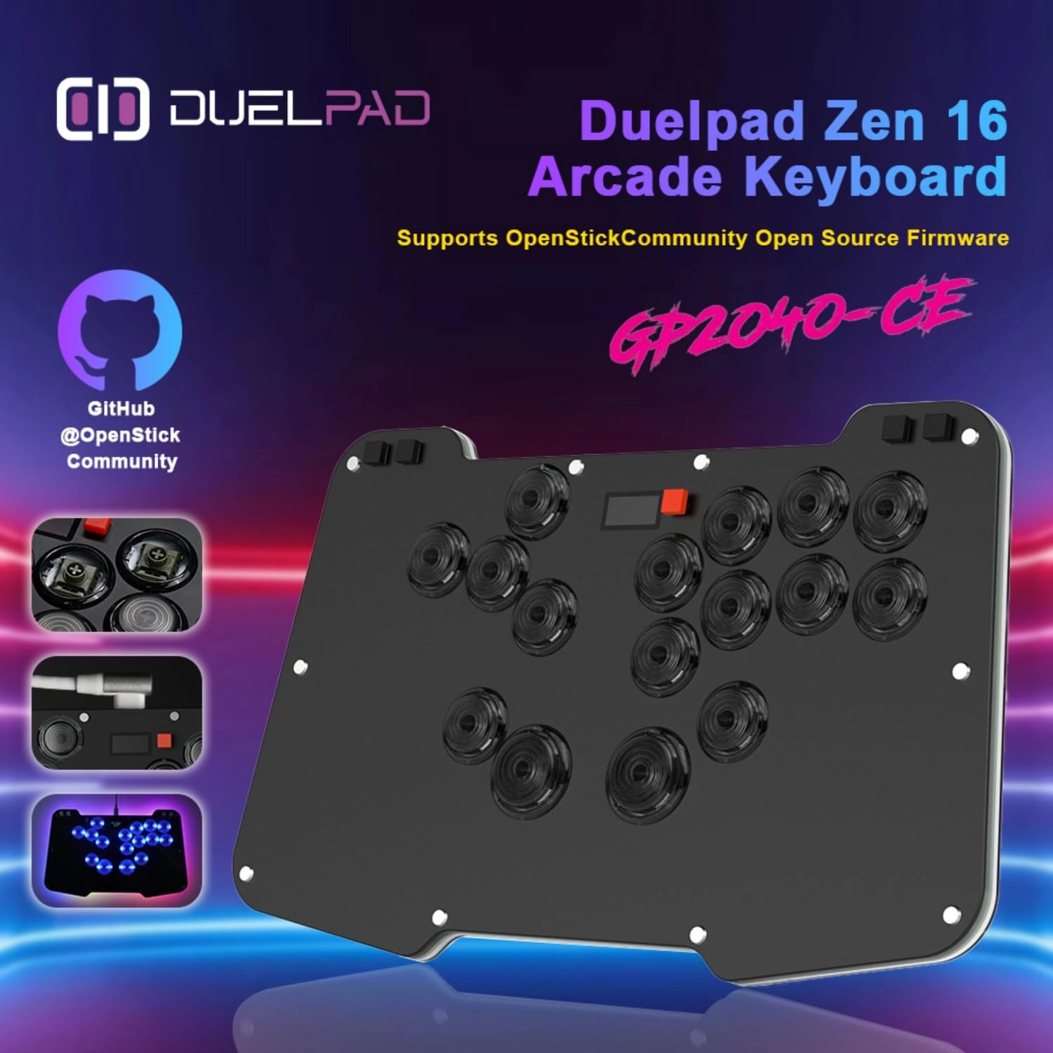 Duelpad Zen16 - A16 PS4/PS3/PC/Switch/Steam