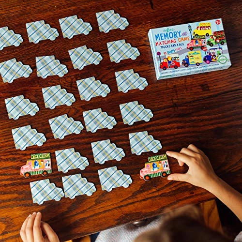 Trucks and a Bus Little Memory Matching Game - 3 and up