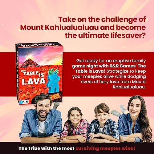 The Table is Lava - Dexterity Card Game