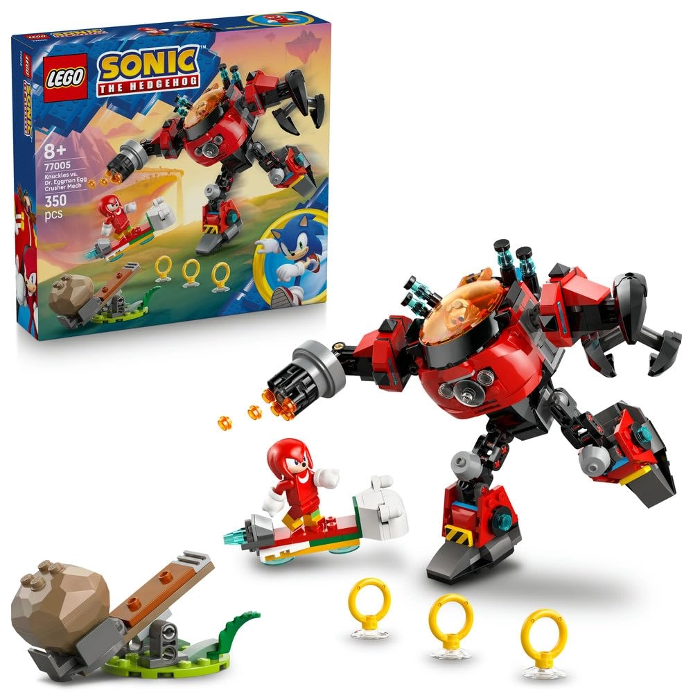 LEGO Sonic Knuckles Vs. Dr. Eggman Egg Vs. Crusher Mech (77005)
