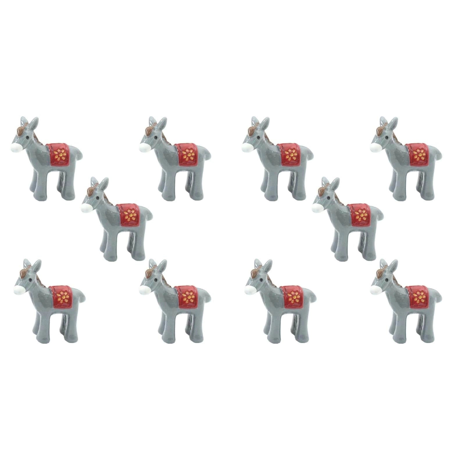 Yardwe Miniature Donkey Figurines - resin