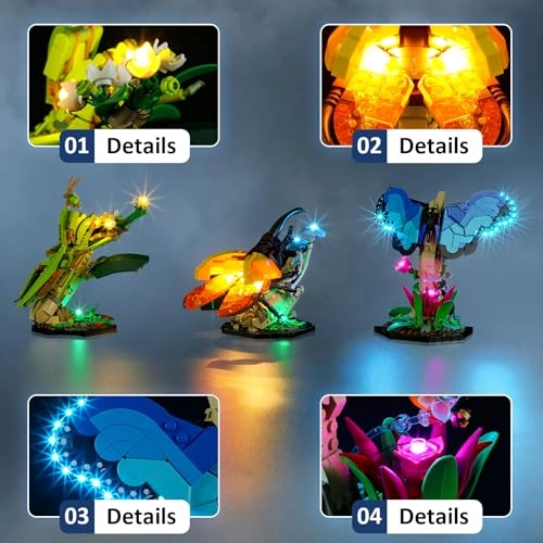 LED Light Kit for LEGO The Insect Collection 21342 - Plastic 1