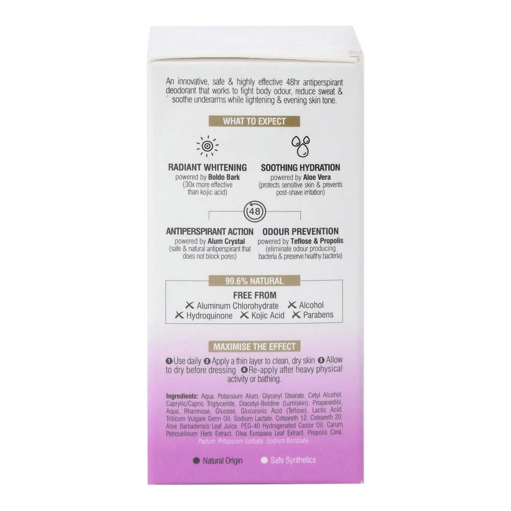 Whitening Roll-On Beauty Pearl Deodorant - Light, Fresh Fragrance