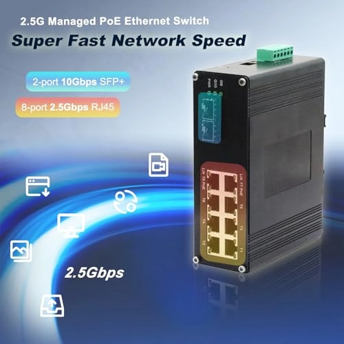 Managed 8PoE+2SFP -2.5G 10-ports