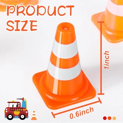 Mini Traffic Cones - 4 - 6 years 40 pieces