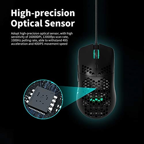 AJ390 Wired Gaming Mouse - USB