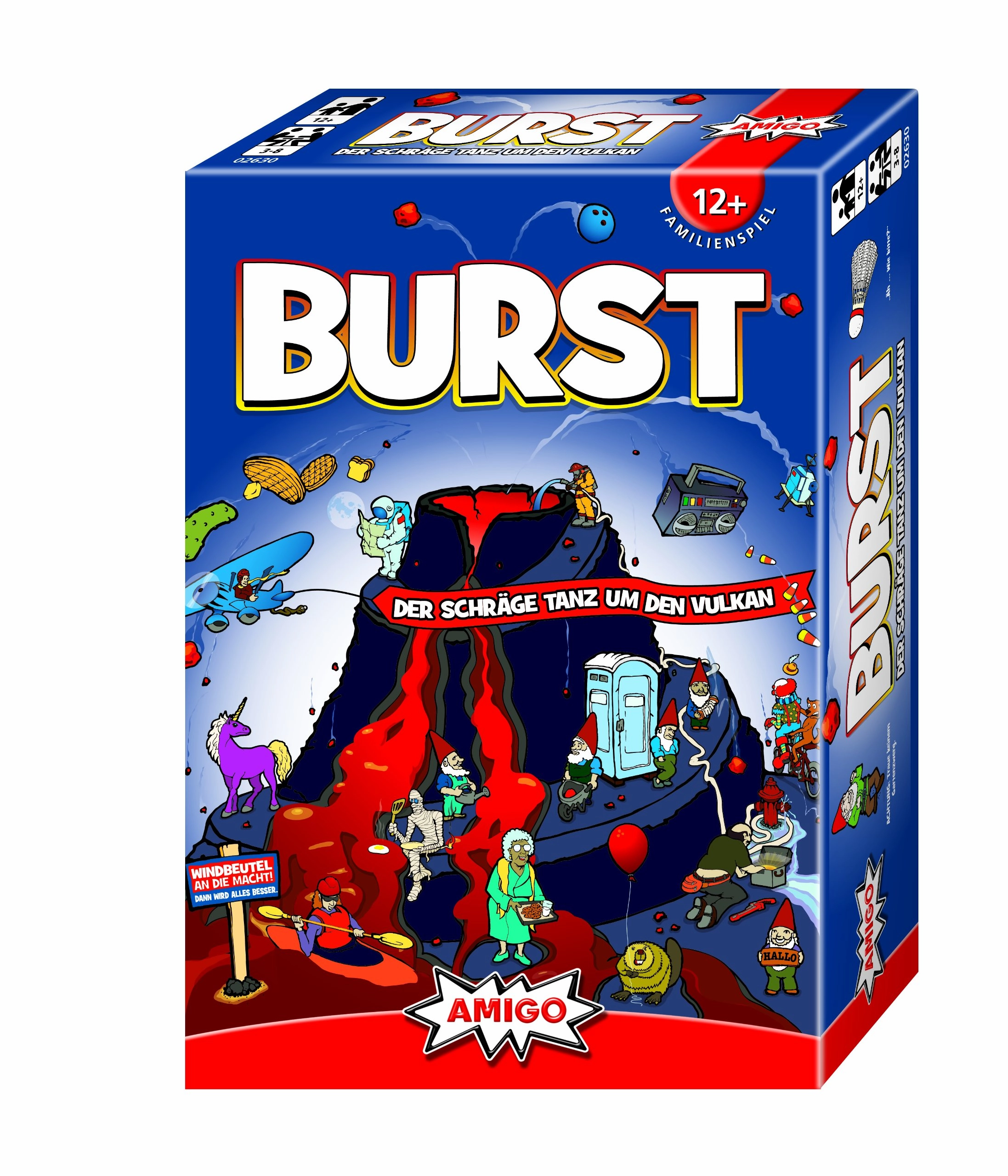 Amigo BURST PARTYSPIEL - English, French, German, Italian, Spanish 12 years and up